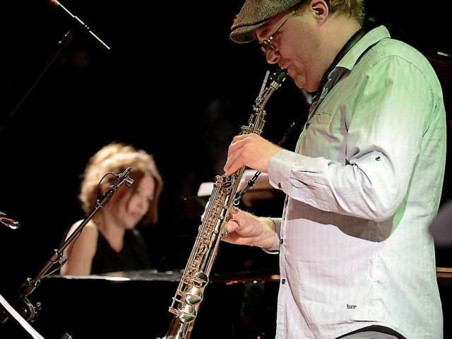 Saxofonist Benjamin Koppel og pianist Katrine Gislinge