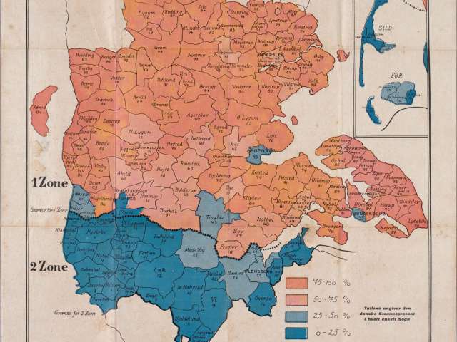 Det danske mindretal i kejsertiden. Afstemningsresultater fra afstemningen i 1920.