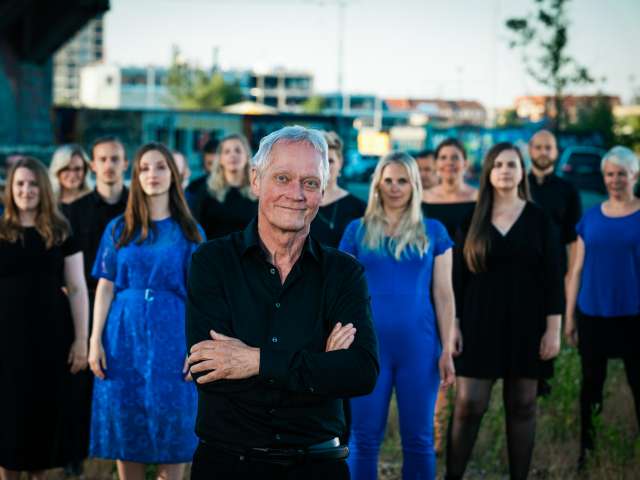 A-cappella koret Vocal Line med dirigent Jens Johansen