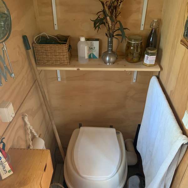 Toilettet i Anders Boisens tiny house