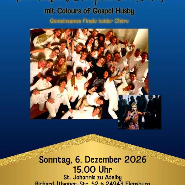 Plakat - Gospelkoncert i Flensborg-Adelby