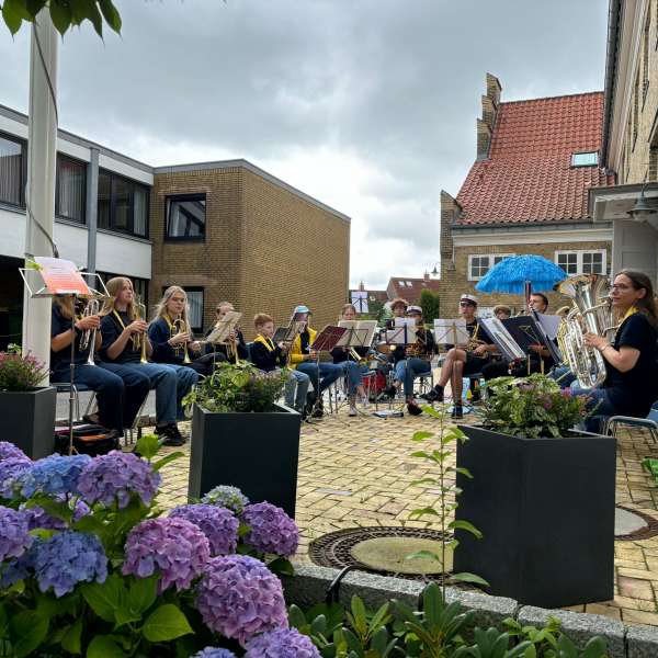 Fest ved Ansgarhuset i Slesvig
