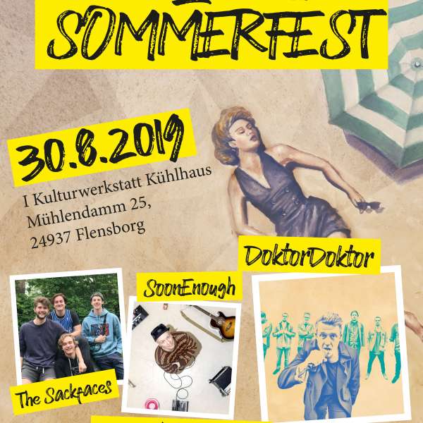 Plakat til Sydslesvigs Sommerfest 2019